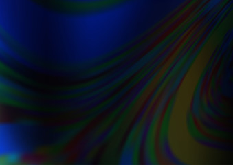 Dark BLUE vector glossy abstract background. A completely new color illustration in a bokeh style. The best blurred design for your business.