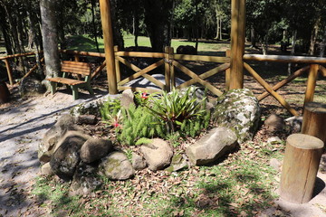Panoramic view of the Ninho das Águias (Eagle's Nest), located in the northwest of the municipality of Nova Petrópolis. It is one of the best hang gliding locations in the state of Rio Grande do Sul.