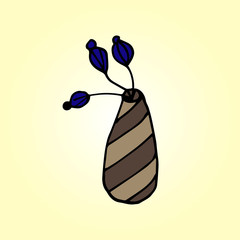 Doodle vector. Icons seamless pattern, background, ornament.Colored elements for logo, label, menu, cafe shop. Flat hand drawn isolated items.