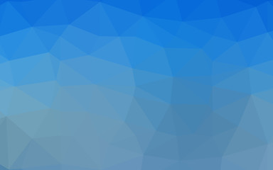 Obraz premium Light BLUE vector abstract polygonal texture. Colorful abstract illustration with gradient. New texture for your design.