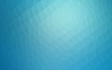 Obraz premium Light BLUE vector abstract polygonal layout. A sample with polygonal shapes. Template for your brand book.