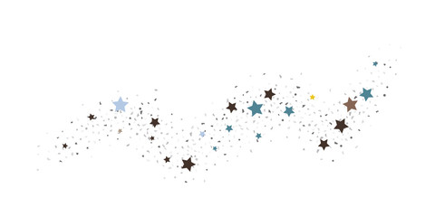 Abstract flying confetti.