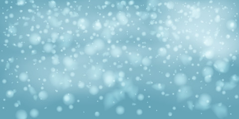 Snowflakes, snowfall.