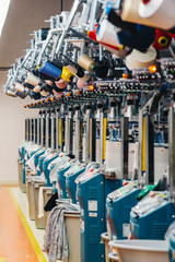 Textile/sock production machines and yarn mills 