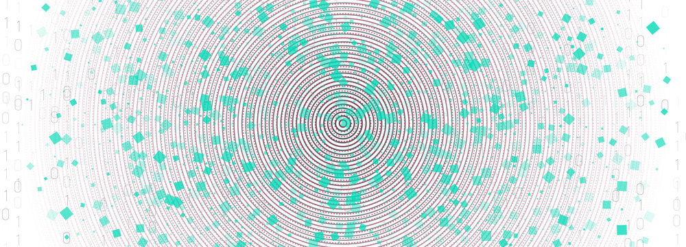 Technology Abstract. Matrix Digits. Data 