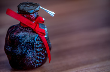 Souvenirs, pomegranate drink in a bottle