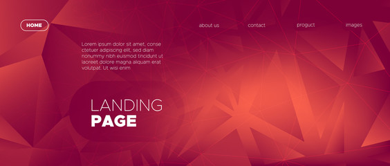 Triangles Background. Abstract Geometric Poster. 