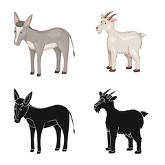 Vector design of breeding and kitchen symbol. Collection of breeding and organic vector icon for stock.