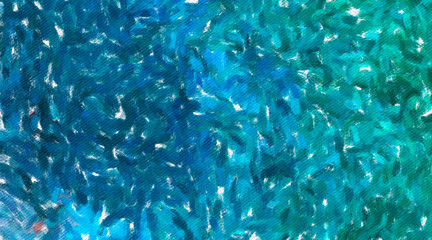 Oil painting style texture background. Hand drawn abstraction on canvas. Multicolor spots. Acrylic fine art.