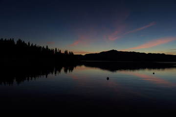 panorama of tahoe at dust