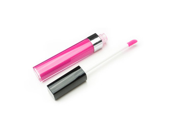 lipgloss on white background 