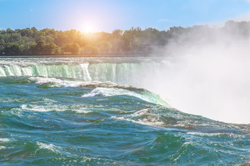 USA, Scenic Niagara Waterfall, American side