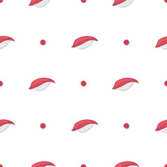 Obraz premium sushi sashimi japan food graphic object pattern background