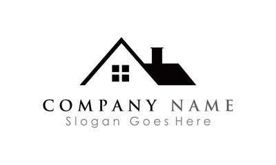 roof house logo vector