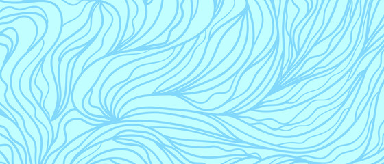 Monochrome wallpaper. Background with lines. Hand drawn abstract texture. Wavy line pattern