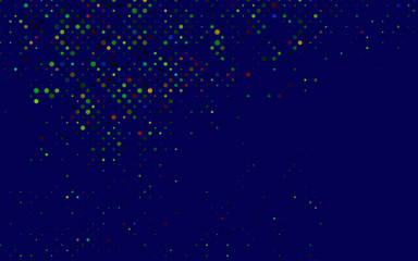 Light Multicolor, Rainbow vector backdrop with dots. Blurred bubbles on abstract background with colorful gradient. Pattern of water, rain drops.