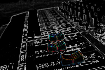 sound mixer equalizere  audio abstract background .Fun weddings, parties and holidays