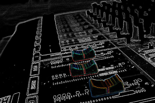 sound mixer equalizere  audio abstract background .Fun weddings, parties and holidays