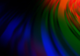 Dark Multicolor, Rainbow vector bokeh and colorful pattern. An elegant bright illustration with gradient. The blurred design can be used for your web site.