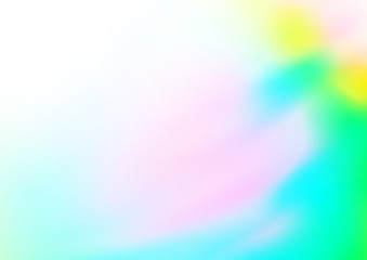 Light Multicolor, Rainbow vector blur pattern. Colorful illustration in abstract style with gradient. A completely new design for your business.