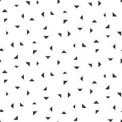 Abstract seamless pattern of black and white many triangle shape. Modern stylish. Design geometric texture for print, vector illustration
