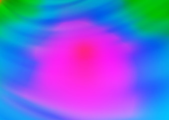 Light Multicolor, Rainbow vector blurred shine abstract template. A completely new color illustration in a bokeh style. The template for backgrounds of cell phones.