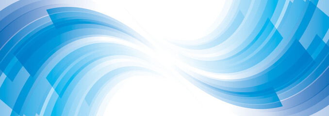 アブストラクト　曲線　青