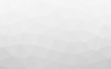 Light Silver, Gray vector triangle mosaic cover. Glitter abstract illustration with an elegant design. Template for a cell phone background.