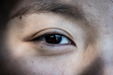 Macro asian eye