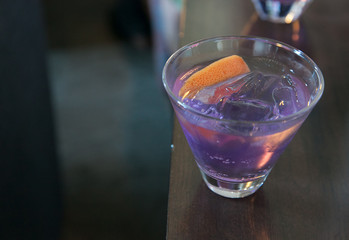 Gin cocktail