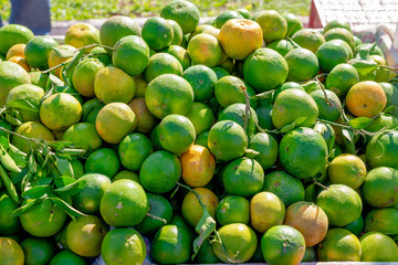 Feira de rua, legumes frutas hortaliças 