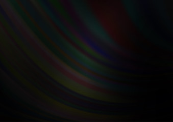 Dark Silver, Gray vector template with lava shapes. A completely new color illustration in marble style. The template for cell phone backgrounds.