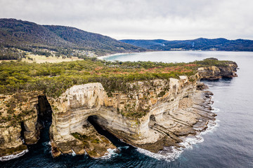 Devils Kitchen drone view