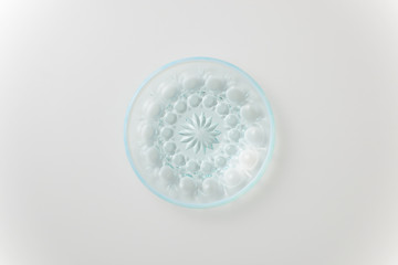 ガラスの皿　真俯瞰