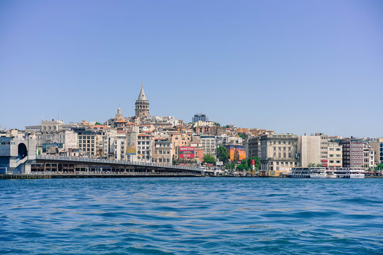 galata bridge Istanbul, turkey