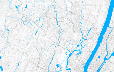 Rich detailed vector map of Passaic, New Jersey, USA