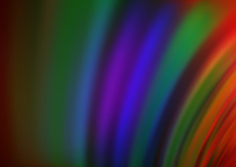 Dark Multicolor, Rainbow vector background with liquid shapes. Geometric illustration in marble style with gradient.  A completely new marble design for your business.