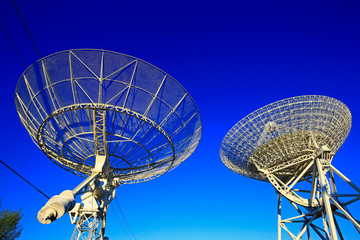 The observatory radio telescope