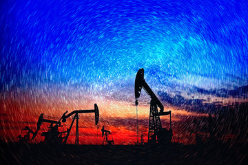 The trajectory of oil pump and stars