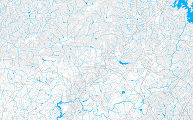 Rich detailed vector map of Alpharetta, Georgia, USA