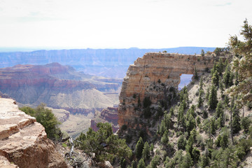 View from Cape Royal Trail of Angel's Window
