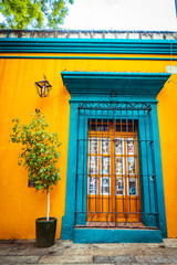 Fototapeta na wymiar Sreet view in Oaxaca City, Mexico