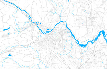 Rich detailed vector map of Schenectady, New York, USA
