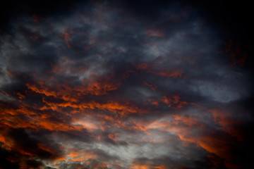 Obraz na płótnie Canvas Early morning sky