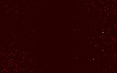 Light Red vector pattern with christmas stars. Modern geometrical abstract illustration with stars. The pattern can be used for websites.