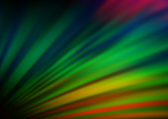 Dark Multicolor, Rainbow vector blur pattern. A vague abstract illustration with gradient. A completely new design for your business.
