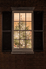 The Window Say Merry Christmas