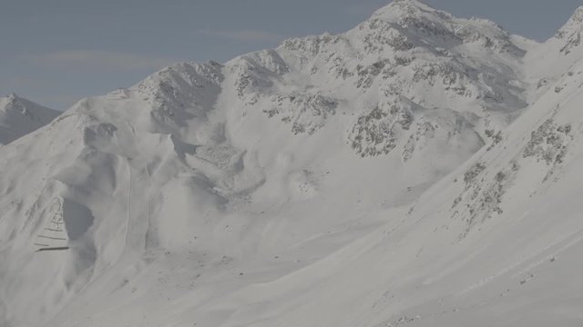 dramatic winter mountain furgler serfaus