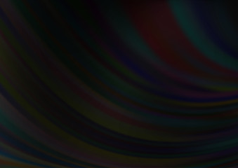 Dark Silver, Gray vector background with bubble shapes. Shining illustration, which consist of blurred lines, circles. A new texture for your  ad, booklets, leaflets.