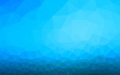 Light BLUE vector blurry triangle pattern. Colorful illustration in abstract style with gradient. Polygonal design for your web site.